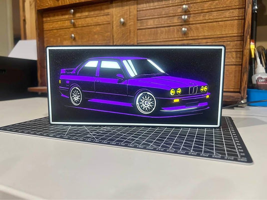 BMW E30 LED light box