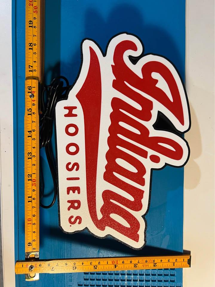 Indiana Hoosiers LED light box