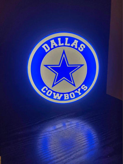 Dallas Cowboys LED light box