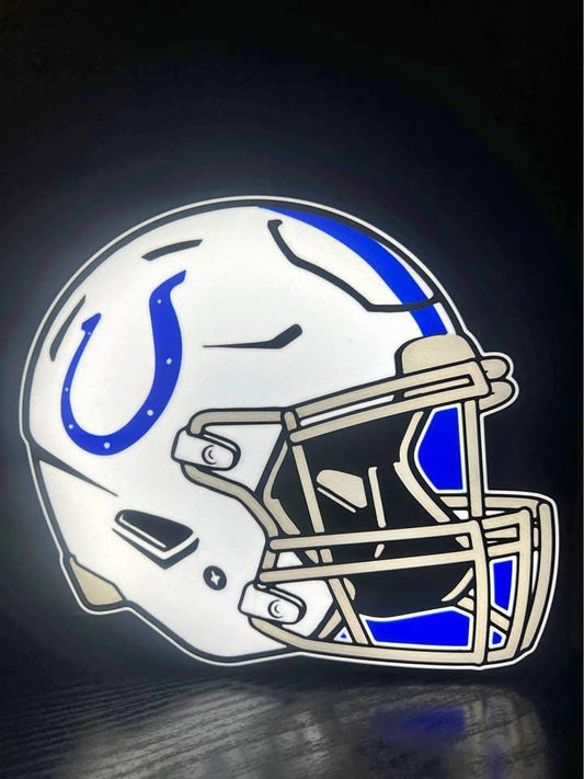 Colts Helmet LED light box