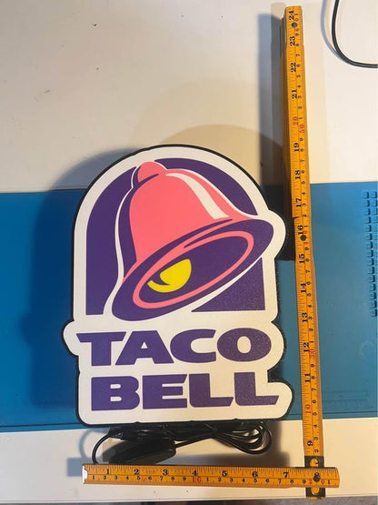 Taco Bell LED light box