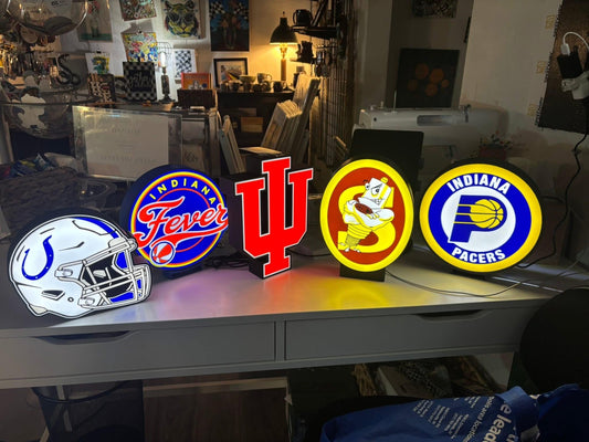 Custom 3D printed light boxes!