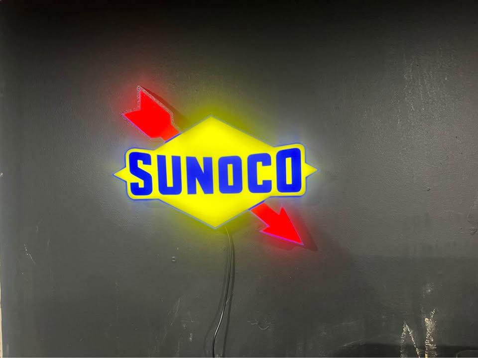 Sunoco LED light box