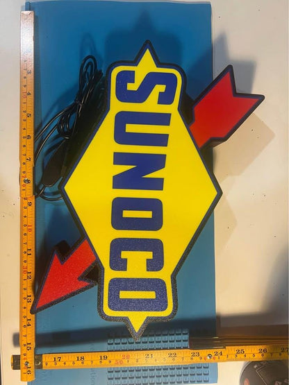 Sunoco LED light box